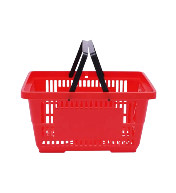 Cesto de Compras Plástico com Alças Cesto de Compras Plástico com Alças