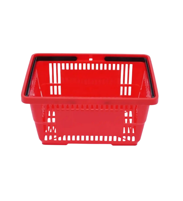 7 Cesto de Compras Plástico com Alças