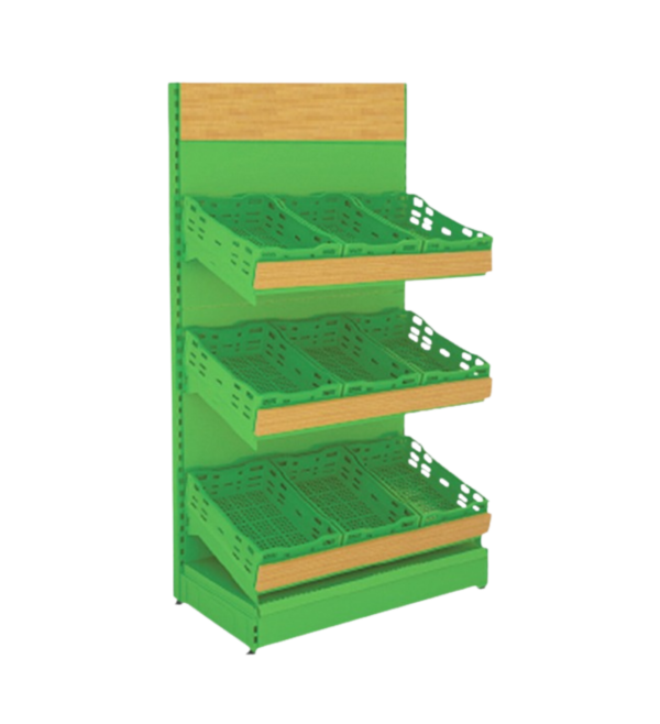 Expositor Industrial Móvel Slim – 6 Cestas Expositor Industrial Móvel Slim – 6 Cestas