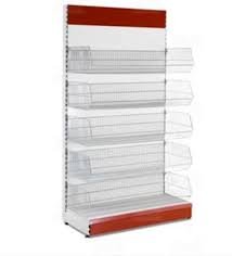 Prateleira de Parede com 4 Cestos Aramados Prateleira de Parede com 4 Cestos Aramados