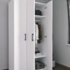 Armário Branco de 3 Portas Armário Branco de 3 Portas